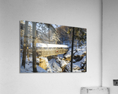 Sentinel Pine Covered Bridge - Franconia Notch New Hampshire  Impression acrylique