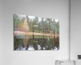 Black Pond - White Mountains New Hampshire  Impression acrylique