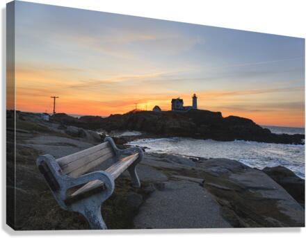 Cape Neddick Nubble Light - York Maine  Impression sur toile