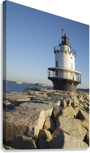 Spring Point Ledge Lighthouse - South Portland Maine  Canvas Print