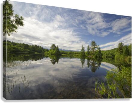 Coffin Pond - Sugar Hill New Hampshire  Impression sur toile
