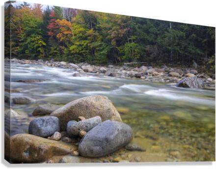 East Branch of the Pemigewasset River - Lincoln New Hampshire  Canvas Print