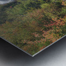 Silver Cascade - Crawford Notch New Hampshire  Impression metal