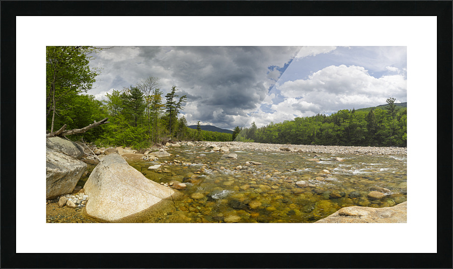 East Branch of the Pemigewasset River - Lincoln New Hampshire  Impression encadrée