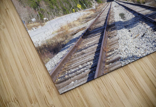 Conway Scenic Railroad - Crawford Notch New Hampshire ScenicNH Photography puzzle