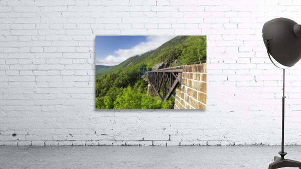 Willey Brook Trestle - Crawford Notch New Hampshire by ScenicNH Photography