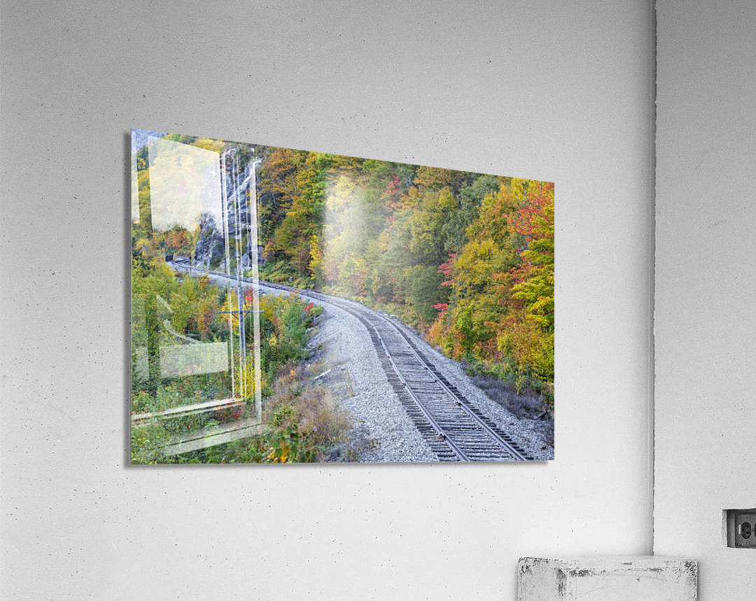 Maine Central Railroad - Harts Location New Hampshire Impression acrylique