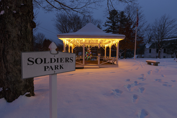 Village of North Woodstock New Hampshire Print