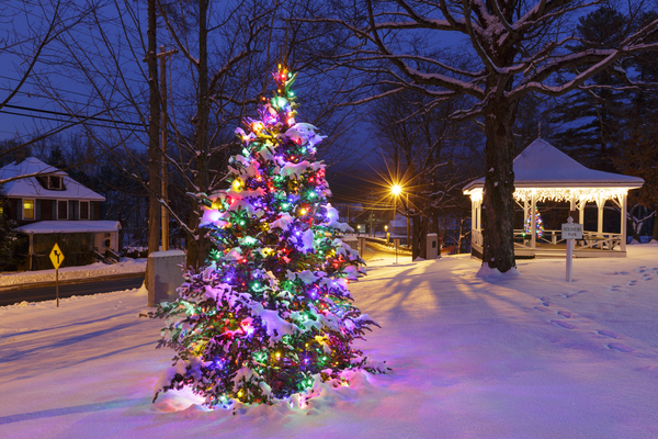 Village of North Woodstock New Hampshire Print