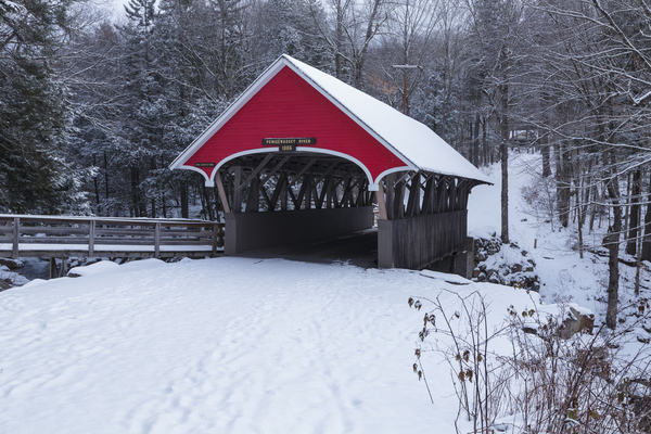 Franconia Notch - White Mountains New Hampshire Print