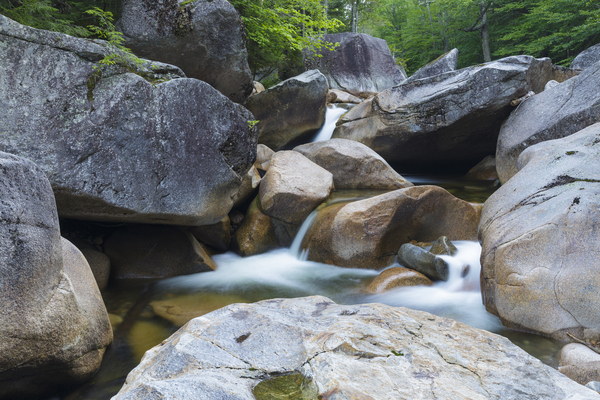 Pemigewasset River - Franconia Notch State Park New Hampshire Print