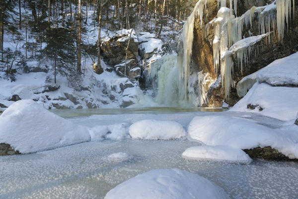 Kinsman Falls - Franconia Notch State Park New Hampshire Print