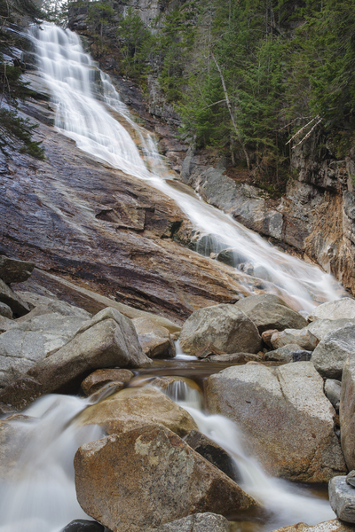 Ripley Falls - Crawford Notch State Park New Hampshire Print