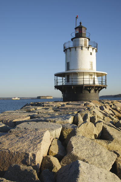 Spring Point Ledge Lighthouse - South Portland Maine Print