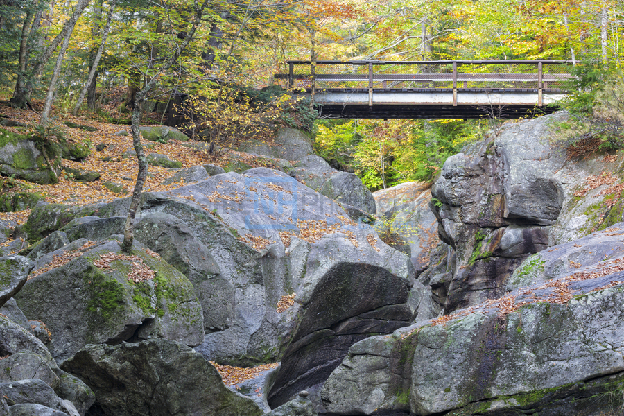 Sculptured Rocks Natural Area - Groton New Hampshire  Print