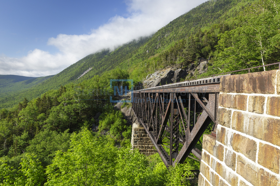 Willey Brook Trestle - Crawford Notch New Hampshire  Print