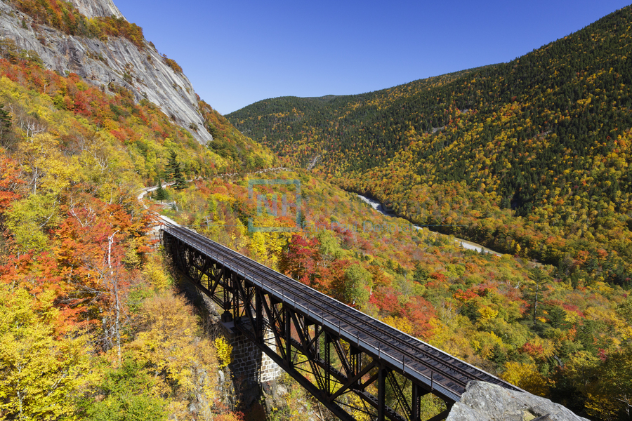 Willey Brook Trestle - Harts Location New Hampshire  Print