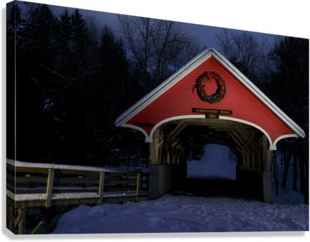 Flume Covered Bridge - Franconia Notch New Hampshire  Impression sur toile