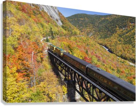 Willey Brook Trestle - Harts Location New Hampshire  Canvas Print