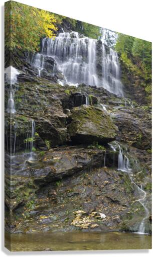 Beaver Brook Falls Natural Area - Colebrook New Hampshire  Canvas Print