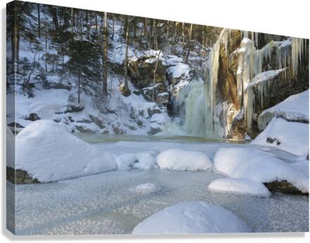 Kinsman Falls - Franconia Notch State Park New Hampshire  Canvas Print