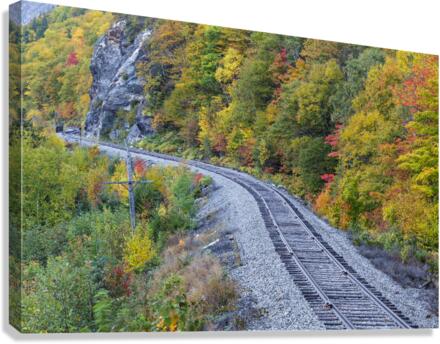 Maine Central Railroad - Harts Location New Hampshire  Impression sur toile