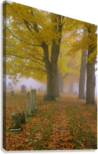 Greenlawn Cemetery - Mount Vernon New Hampshire  Impression sur toile