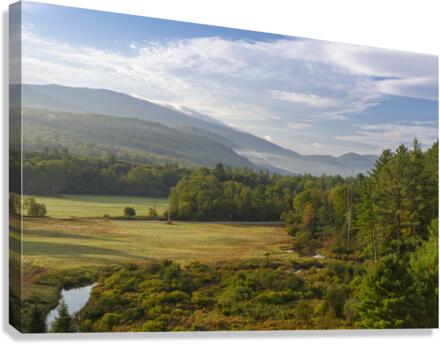 Hildreth Dam - Warren New Hampshire  Impression sur toile