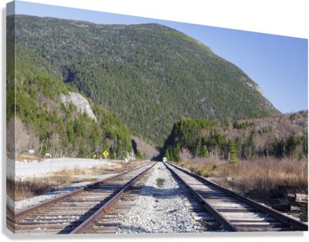 Conway Scenic Railroad - Crawford Notch New Hampshire  Canvas Print