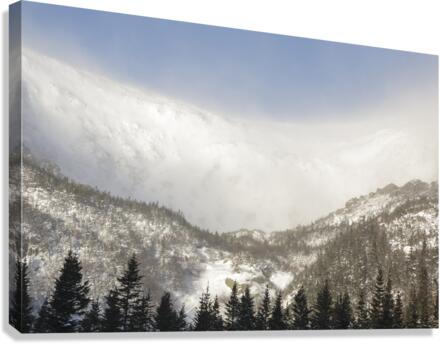 Tuckerman Ravine - Mount Washington White Mountains  Impression sur toile