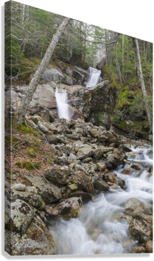 Lafayette Brook Falls - Franconia New Hampshire  Canvas Print