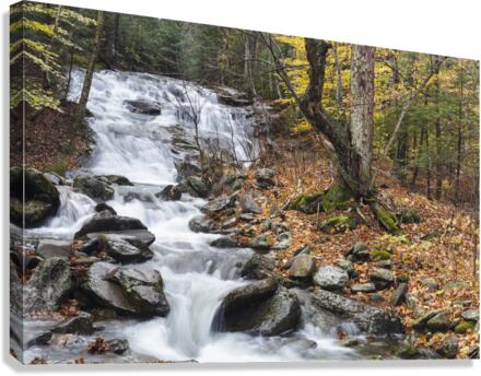 Stark Falls - North Woodstock New Hampshire  Canvas Print