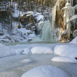 Kinsman Falls - Franconia Notch State Park New Hampshire