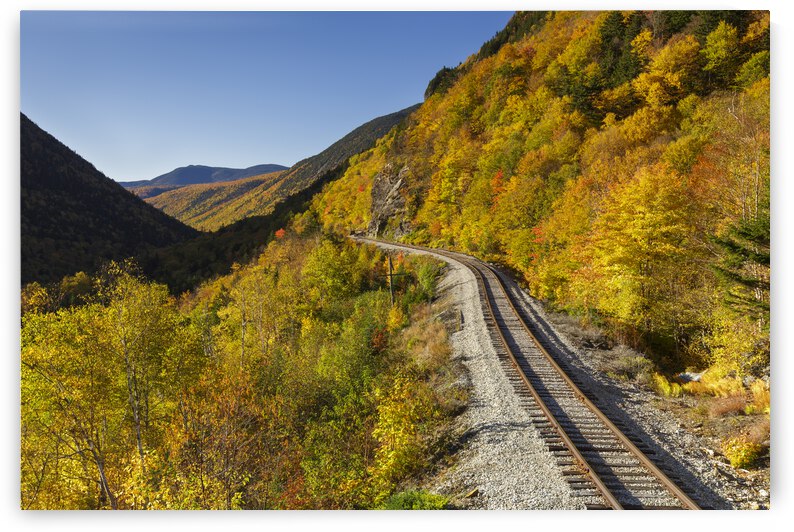 Maine Central Railroad - Harts Location New Hampshire by ScenicNH Photography