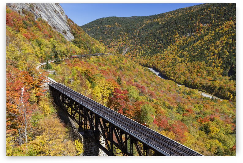 Willey Brook Trestle - White Mountains New Hampshire by ScenicNH Photography
