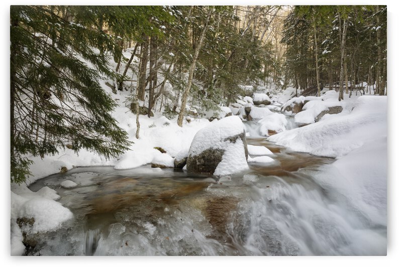 Flume Brook - Franconia Notch State Park New Hampshire by ScenicNH Photography