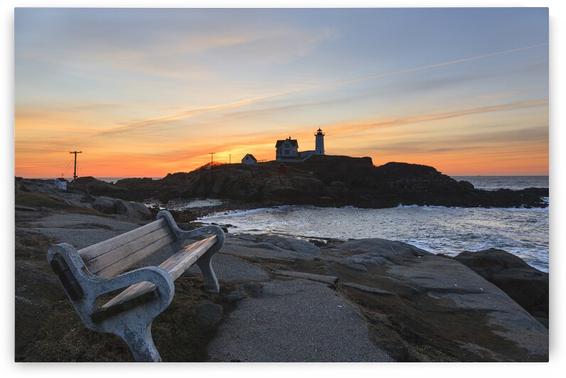 Cape Neddick Nubble Light - York Maine by ScenicNH Photography