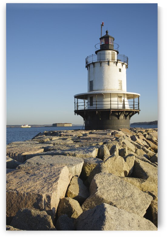 Spring Point Ledge Lighthouse - South Portland Maine by ScenicNH Photography
