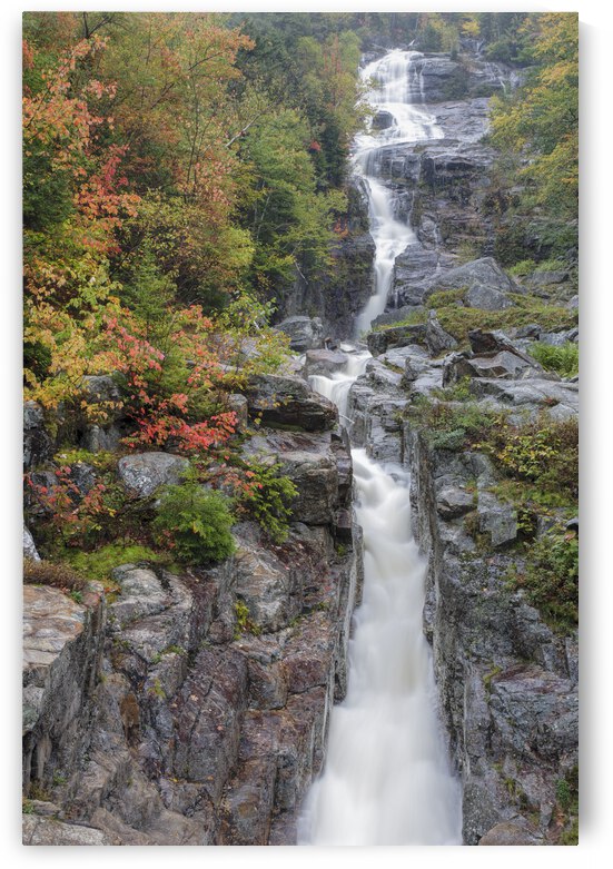 Silver Cascade - Crawford Notch New Hampshire  by ScenicNH Photography