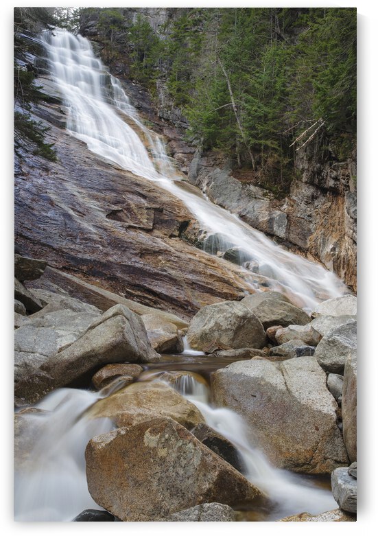 Ripley Falls - Crawford Notch State Park New Hampshire by ScenicNH Photography