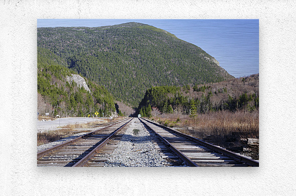 Conway Scenic Railroad - Crawford Notch New Hampshire  Metal print
