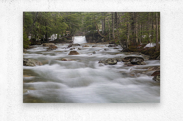 The Baby Flume - Franconia Notch State Park New Hampshire  Metal print