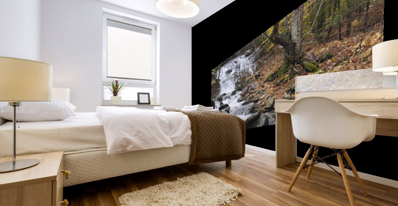Stark Falls - North Woodstock New Hampshire Mural print