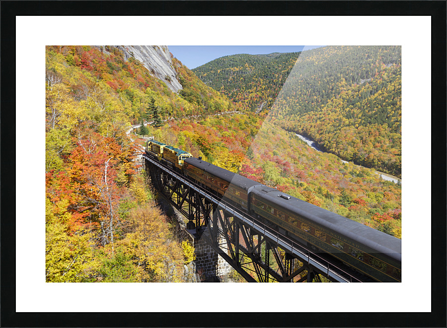 Willey Brook Trestle - Harts Location New Hampshire Picture Frame print
