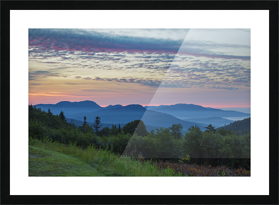 C.L. Graham Wangan Grounds Scenic Overlook - Kancamagus Highway  Framed Print Print