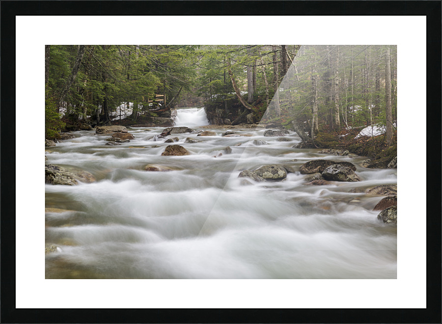 The Baby Flume - Franconia Notch State Park New Hampshire Picture Frame print