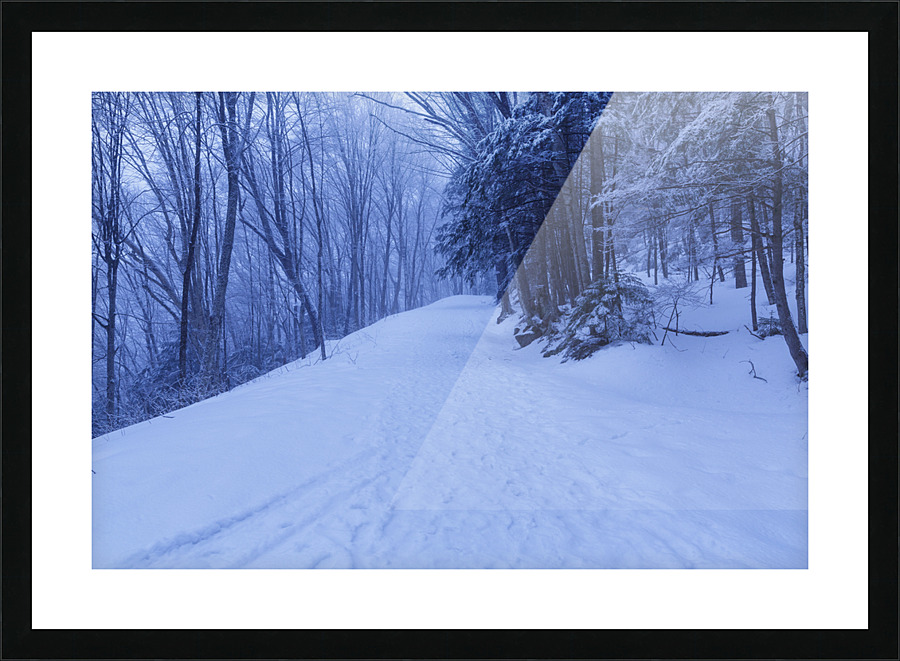 Franconia Notch - White Mountains New Hampshire Picture Frame print