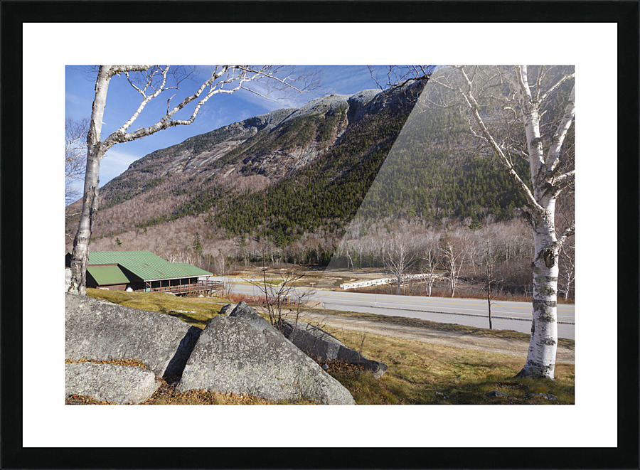 Crawford Notch State Park - White Mountains New Hampshire  Framed Print Print