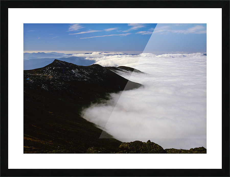 Presidential Range - White Mountains New Hampshire  Picture Frame print