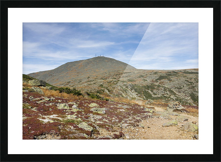 Crawford Path - Mt Washington New Hampshire Picture Frame print